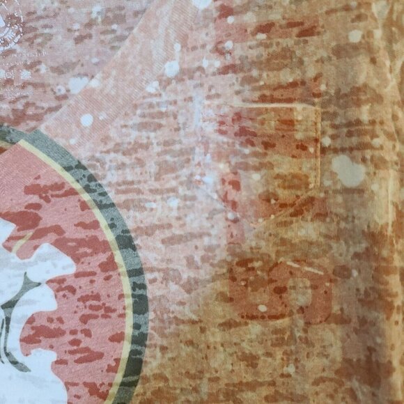 FSU Sheer V-Neck T-Shirt Florida State Logo Red Size Medium - Picture 2 of 6